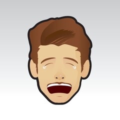 man crying