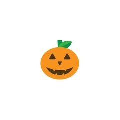 Halloween logo template vector icon design