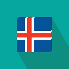 Obraz premium iceland flag