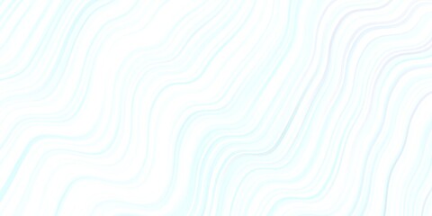 Light BLUE vector background with wry lines. Abstract gradient illustration with wry lines. Template for cellphones.