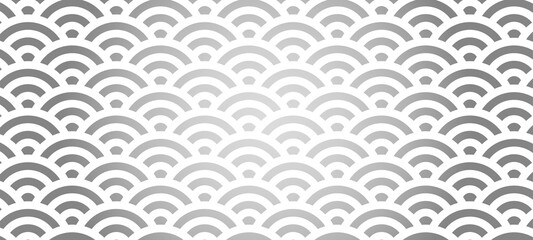 Gorgeous Japanese style Qinghai wave background material