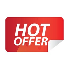 hot offer label