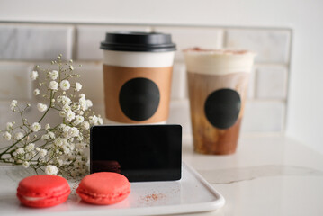 black gift card for the cafe.