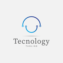 Tecnology Logo Design Inspiration. Logo vector template