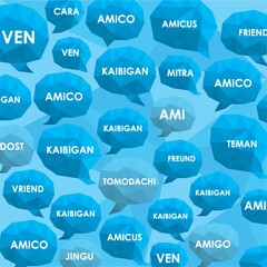 the word friend in different languages
