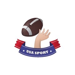 usa rugby sport banner