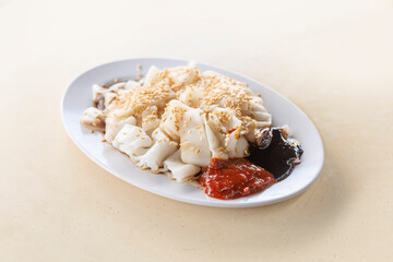 Rice rolls, chee cheong fun dim sum