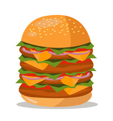 hamburger icon design vector illustration