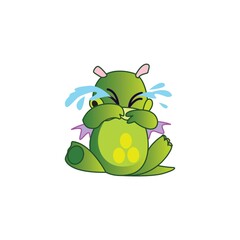 dragon crying