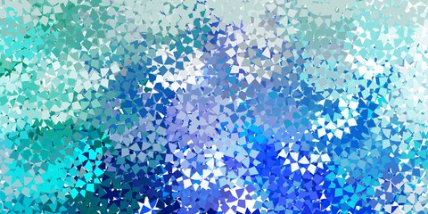 Light blue vector backdrop with lines, triangles.