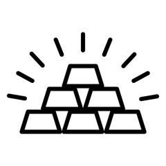Gold bar icon