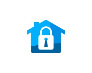 Fototapeta na wymiar House lock secure with padlock inside