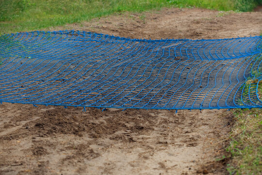 City Riga, Latvia. Run race, people were engaged in sports activities. Overcoming various obstacles and running.