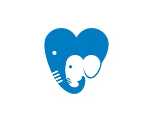 Blue elephants love shape