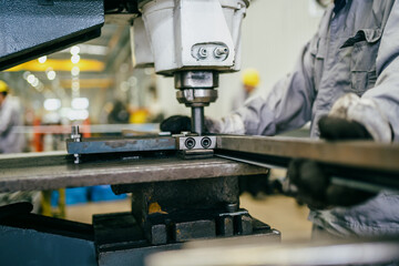 worker working in factory