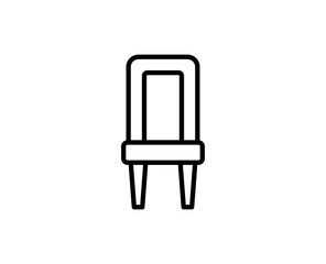 Chair line icon