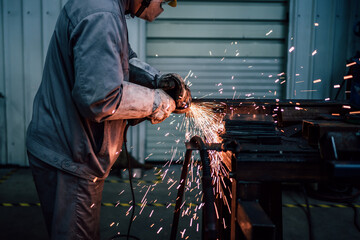 worker working in factory