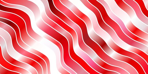 Light Red vector pattern with lines. Brand new colorful illustration with bent lines. Pattern for websites, landing pages.