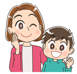 母と子ども 子育て親子