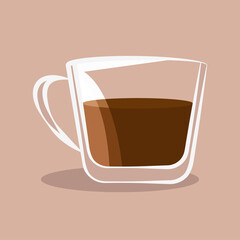Coffee cup icon vector illustration design isolated