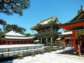 The Koyomon Gate of Kosanji Temple (耕三寺孝養門) in Ikuchi-jima Island, Onomichi, JAPAN....