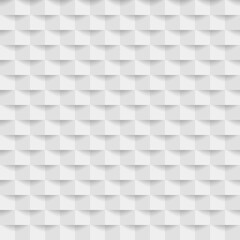Abstract 3d white geometric background with shadow