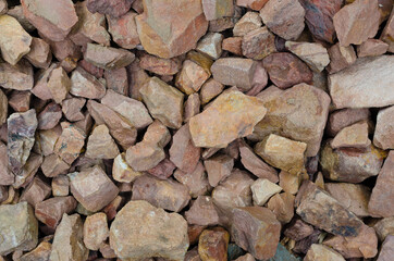 Texture of Pile of Stones.
