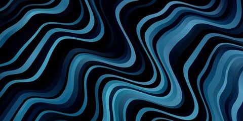 Light BLUE vector background with bent lines. Brand new colorful illustration with bent lines. Best design for your ad, poster, banner.