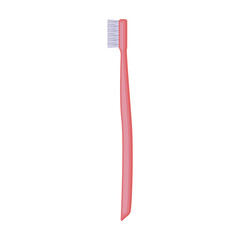 Toothbrush cartoon vector illustration of icon.Cartoon vector icon brush of tooth. Isolated illustration of toothbrush on white background.