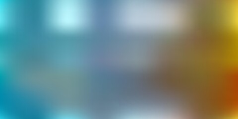 Light blue, yellow vector blurred pattern.