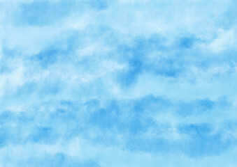 背景素材水彩テクスチャ_水色