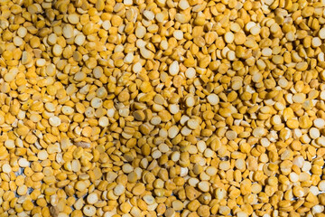 yellow Pea grain texture background