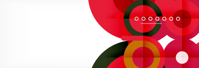 Circles and lines abstract background for covers, banners, flyers and posters and other templates