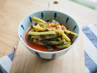 한국 전통음식 열무김치
