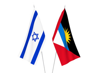 Antigua and Barbuda and Israel flags