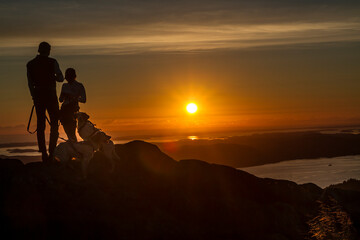 Fototapeta premium Sunset view