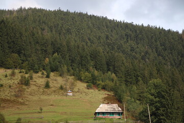 house in the mountains