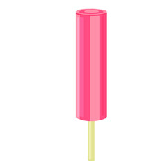 vector illustrations with ice cream. Cartoon style. Can be used for icons or stickers. summer dessert.