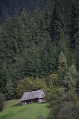 cabin in the mountains