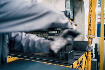 worker working in factory