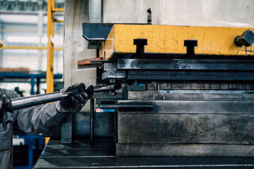 worker working in factory