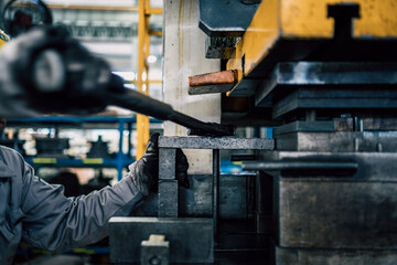 worker working in factory