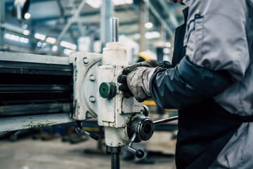 worker working in factory