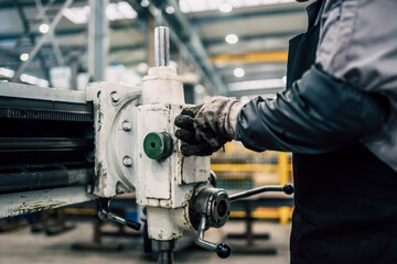 worker working in factory