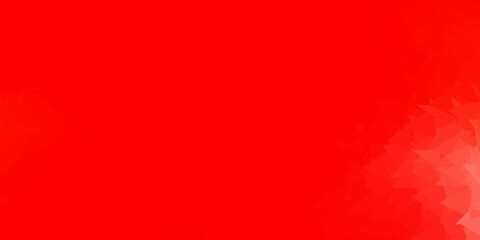 Light red vector gradient polygon layout.