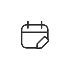 Calendar icon. Data symbol modern, simple, vector, icon for website design, mobile app, ui. Vector Illustration