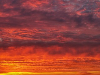 red fire sky