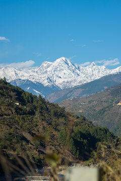 winter season in Chopta , uttrakhand 