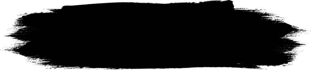 Obraz premium Grunge Paint Roller . Vector brush Stroke . Distressed banner . Black stripes isolated. paintbrush collection . Modern Textured shape . Dry border in Black . Bulge lines