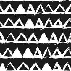 Seamless vector pattern with brush strokes.